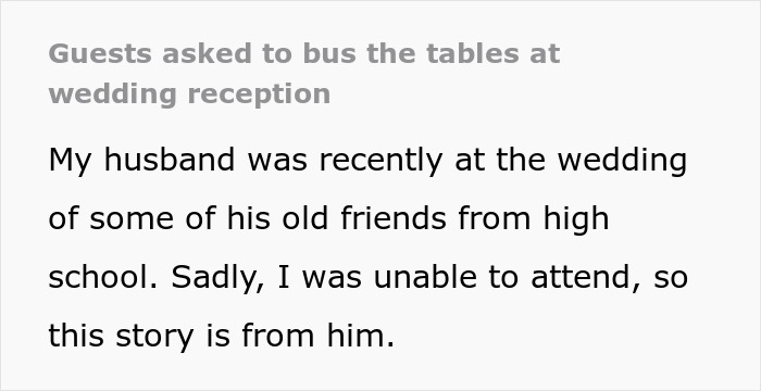 &ldquo;Oh Sorry, I Forgot To Mention&rdquo;: Guests Left Washing Dishes At Reception By Surprise