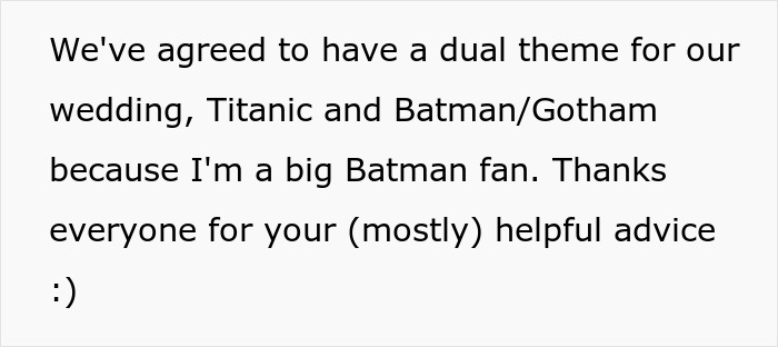 Man Sinks Fiancé’s Dreams Of Having A Titanic-Themed Wedding, He Storms Out Man Sinks Fiancé’s Dreams Of Having A Titanic-Themed Wedding, He Storms Out
