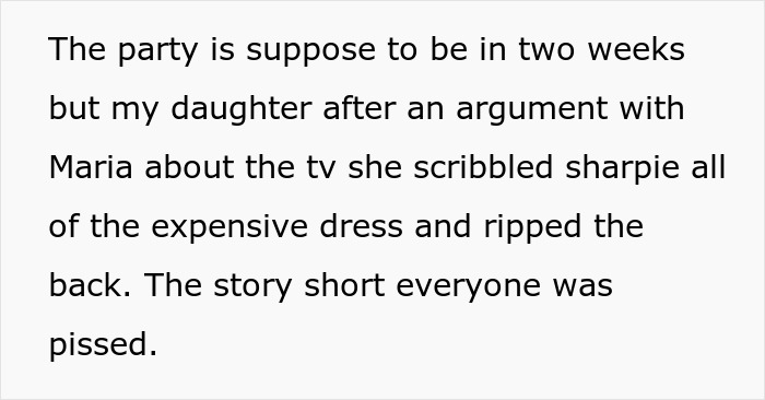 Teen Destroys Stepsister's Expensive Dress Out Of Petty Jealousy, Mom Makes It A Teaching Moment