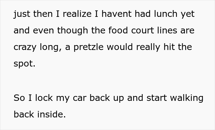 Guy Blocks A Truck That Parked In 4 Spots, Sees Owner Raging And Goes For A Pretzel To Waste Time Guy Blocks A Truck That Parked In 4 Spots, Sees Owner Raging And Goes For A Pretzel To Waste Time