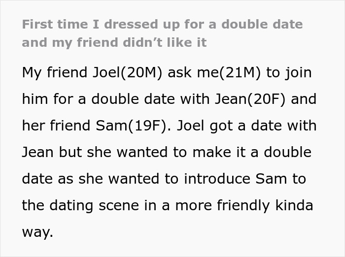 Guy Asks Designated Unattractive Friend To Join A Double Date, Doesn't Enjoy His Success