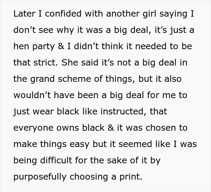 &ldquo;I Don&rsquo;t See Why It Was A Big Deal&rdquo;: Woman Asks If She Was Wrong To Not Follow Hen Party Dress Code