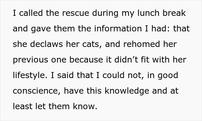 “I Thwarted This Attempt”: Woman Calls Shelter To Stop Ex-Friend From Adopting Kitten “I Thwarted This Attempt”: Woman Calls Shelter To Stop Ex-Friend From Adopting Kitten