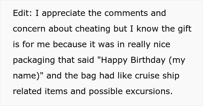 Woman Ends Her 2-Year Relationship After She Finds Out Cruise Tickets Are Her Birthday Gift