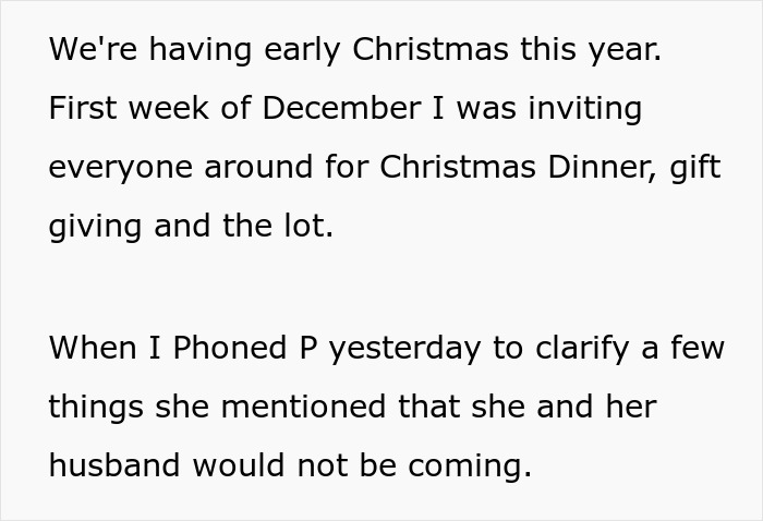 Woman Thinks Mom Is Wrong For Uninviting Her From Christmas Because Of Dating Sister&rsquo;s Husband