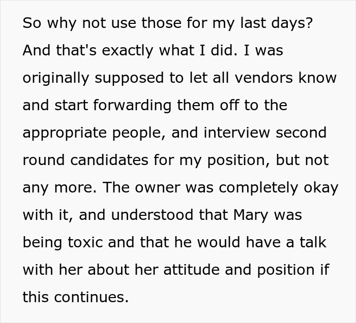 Supervisor Reveals Her True Colors After Employee Quits, Gets Fired