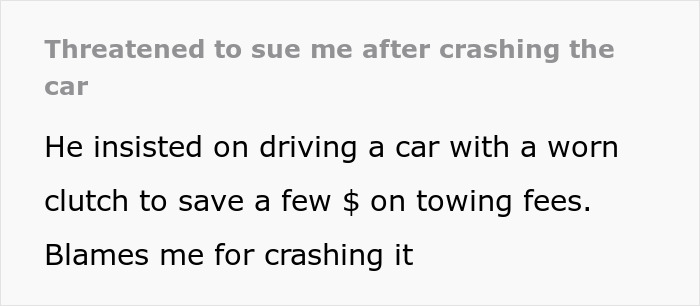 Man Shares Threatening Texts From The Guy He Sold His Car To After His Son Crashed It Man Shares Threatening Texts From The Guy He Sold His Car To After His Son Crashed It