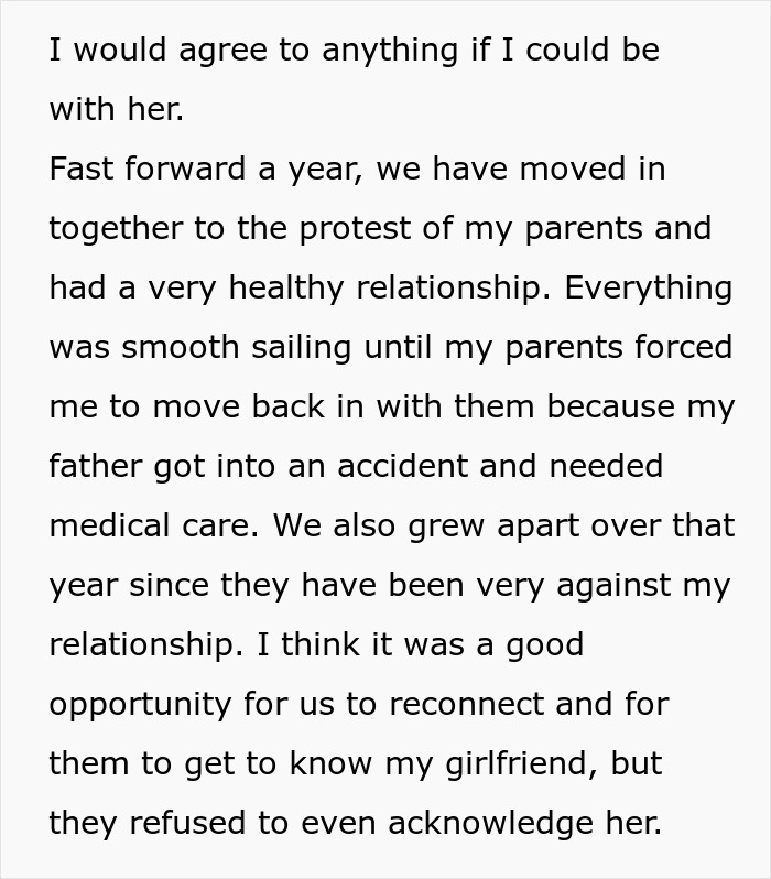 "AITA For Choosing My Parents Over My Girlfriend And Leaving Her To Take Care Of Our Child?"