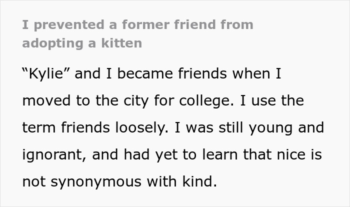 “I Thwarted This Attempt”: Woman Calls Shelter To Stop Ex-Friend From Adopting Kitten “I Thwarted This Attempt”: Woman Calls Shelter To Stop Ex-Friend From Adopting Kitten