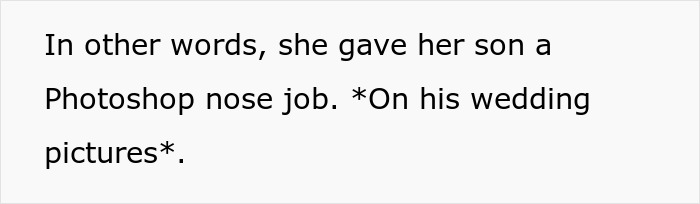 Woman Visits MIL's House To Discover She Has Photoshopped Her Husband's Face In Their Wedding Pics