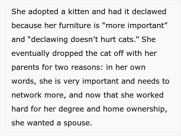 “I Thwarted This Attempt”: Woman Calls Shelter To Stop Ex-Friend From Adopting Kitten “I Thwarted This Attempt”: Woman Calls Shelter To Stop Ex-Friend From Adopting Kitten