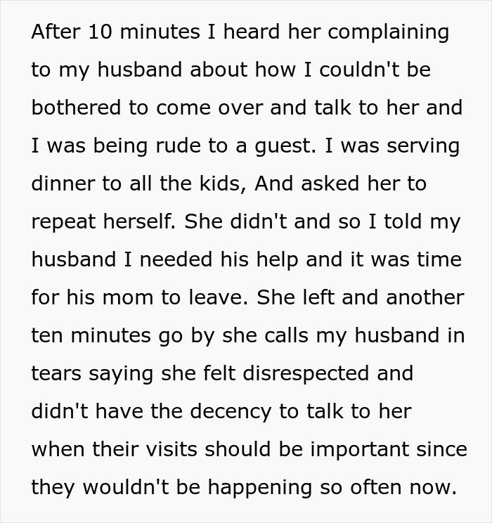 MIL Refuses To Apologize For Barging In Unannounced And Demanding Attention From Busy DIL MIL Refuses To Apologize For Barging In Unannounced And Demanding Attention From Busy DIL