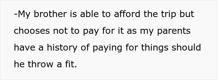 Woman Teaches A Cunning And Stingy Older Brother A Life Lesson By Excluding Him From Family Vacation
