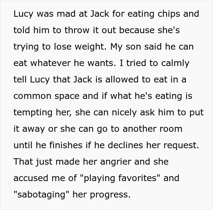 &ldquo;AITA For Telling My Stepdaughter She Needs To Stop Expecting Everyone To Cater To Her Diet?&rdquo;