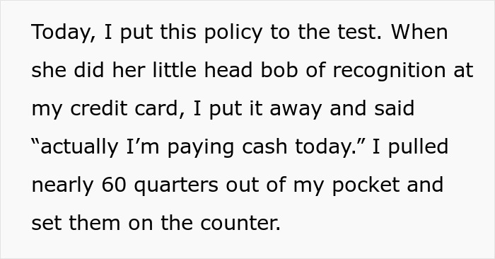 &ldquo;It&rsquo;s Cheaper To Pay With Cash&rdquo;: Customer Makes Cashier Regret Pushing Their Policy On Them
