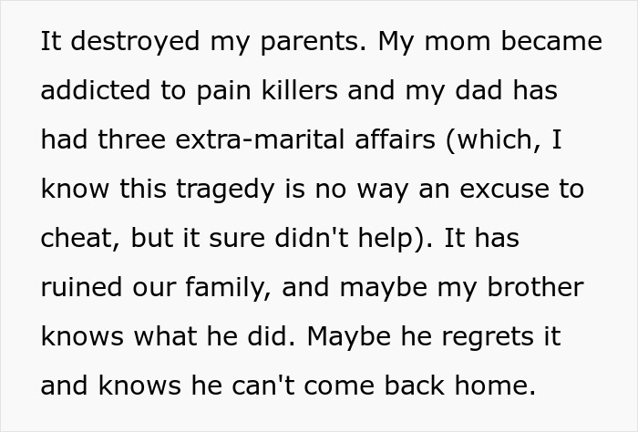 Man Finds Out His Parents Have Been Lying About His 'Missing' Brother For Years Man Finds Out His Parents Have Been Lying About His 'Missing' Brother For Years