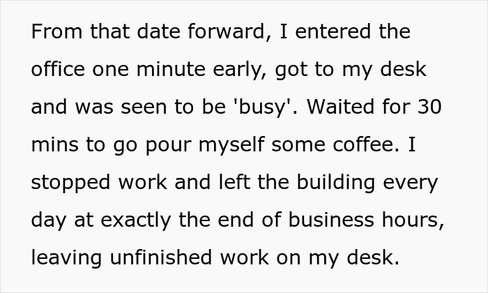 Person Sticks To Schedule After Being Reprimanded For Being Late, Company Has To Hire 3 New People