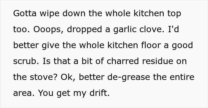 No One Gets Dinner As Man Maliciously Complies With Wife&rsquo;s Demand To Clean As He Cooks