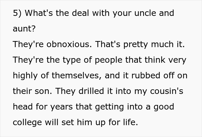 "They Jumped On Me Immediately”: Family Demand Teen Give Up College Spot For Entitled Cousin "They Jumped On Me Immediately”: Family Demand Teen Give Up College Spot For Entitled Cousin