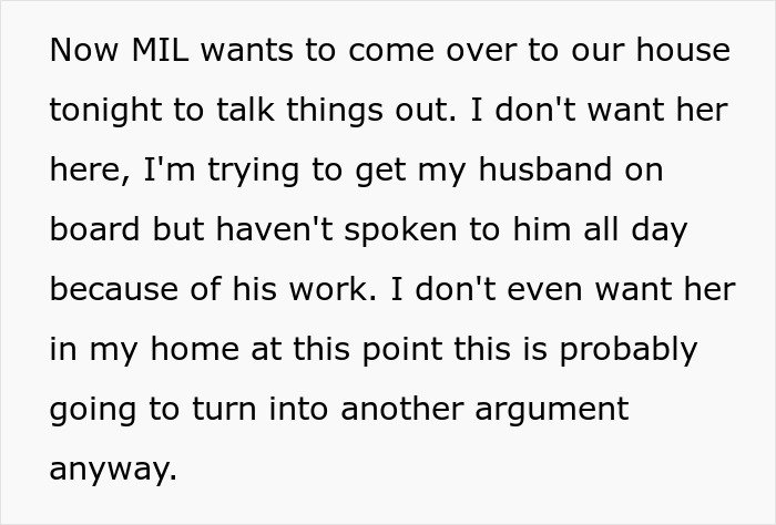 MIL Refuses To Apologize For Barging In Unannounced And Demanding Attention From Busy DIL MIL Refuses To Apologize For Barging In Unannounced And Demanding Attention From Busy DIL