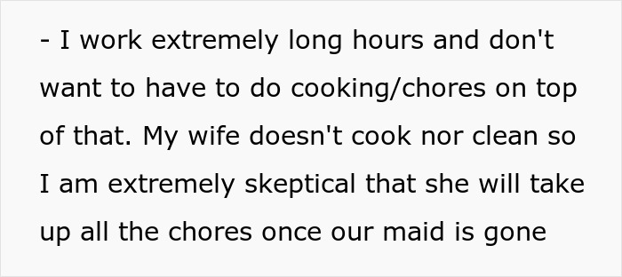 Man Can’t Understand Why Wife Wants To Fire Their Maid, Uncovers A Dark Secret Man Can’t Understand Why Wife Wants To Fire Their Maid, Uncovers A Dark Secret