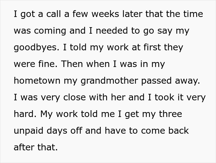 ‘Religious’ Workplace Reveals Its True Nature When Boss Won’t Grant A Grieving Woman More Time Off ‘Religious’ Workplace Reveals Its True Nature When Boss Won’t Grant A Grieving Woman More Time Off