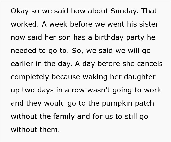 “It's Her Tradition”: MIL Blows Up At Son And His Wife Over Pumpkin Patch Betrayal “It's Her Tradition”: MIL Blows Up At Son And His Wife Over Pumpkin Patch Betrayal
