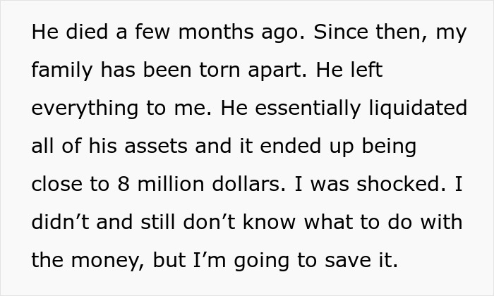 Family Sues This Woman After She Refused To Share The $8M She Inherited