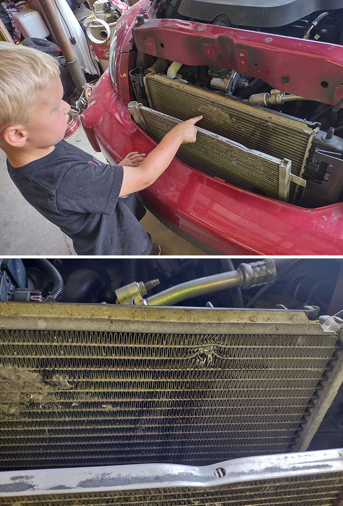 My Kid Helped Me "Work" On The Car