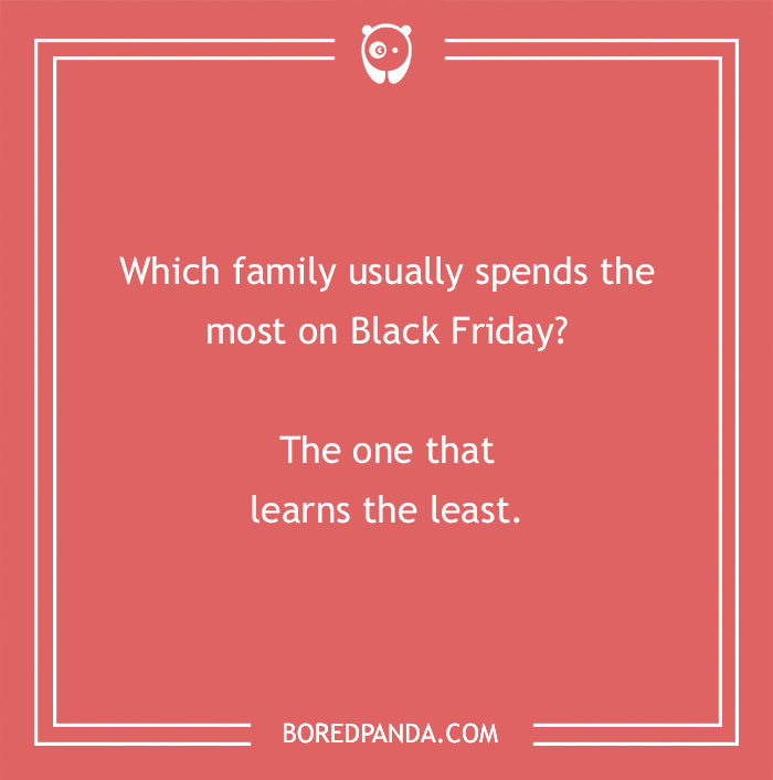 Joke on Black Friday