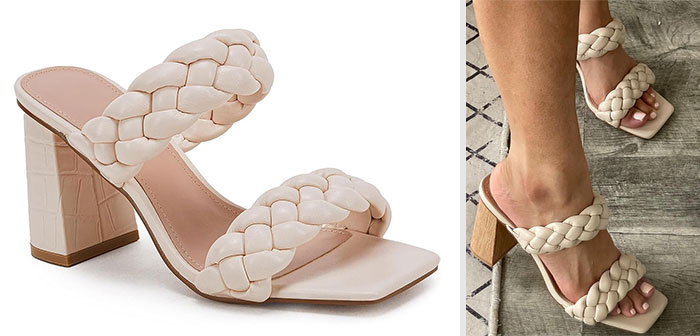 Women's Braided Heeled Sandals: Designer-inspired and budget-friendly, these sandals offer fashion, comfort, and a steal of a deal.