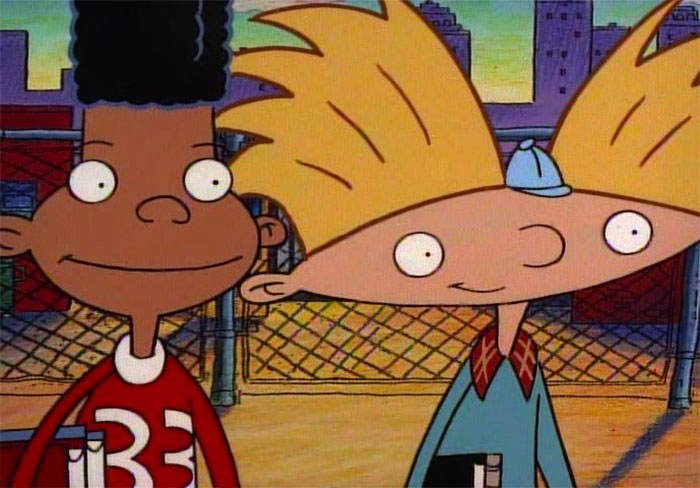 Arnold and Gerald Johanssen standing