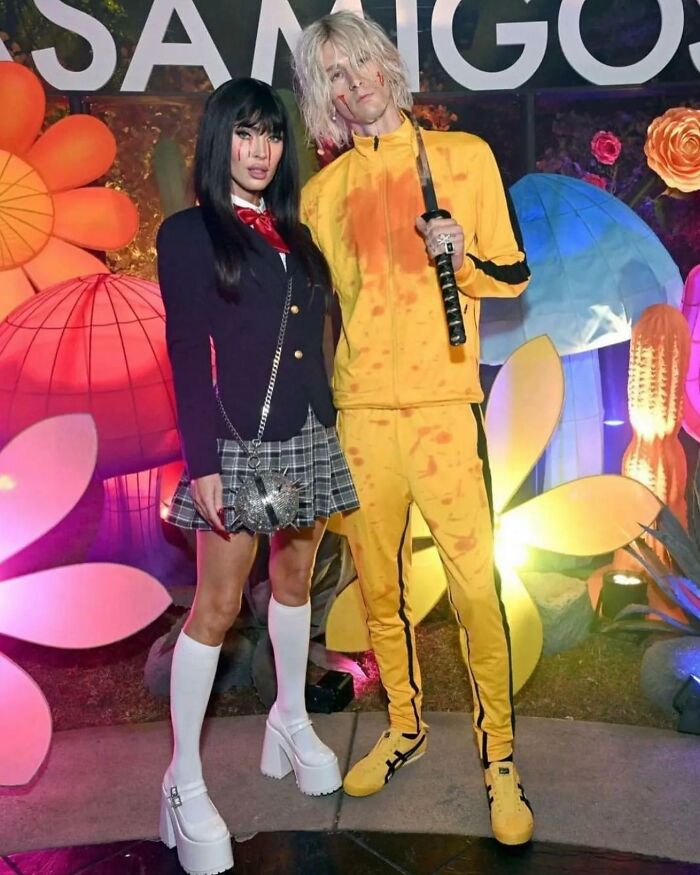 Megan Fox And Mgk As Kill Bill Assassins