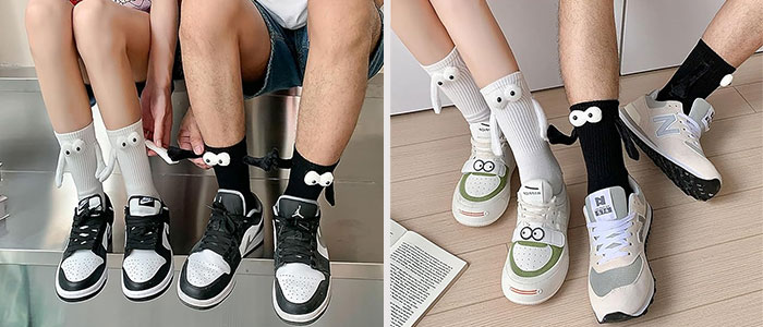 Stay Cozy And Connected With Holding Hands Socks - The Ideal Gift For Anyone Who Loves To Keep Their Toes And Relationships Warm!