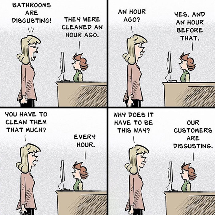 This Artist Created 40 New Comics That People Working In Retail Will Probably Relate To