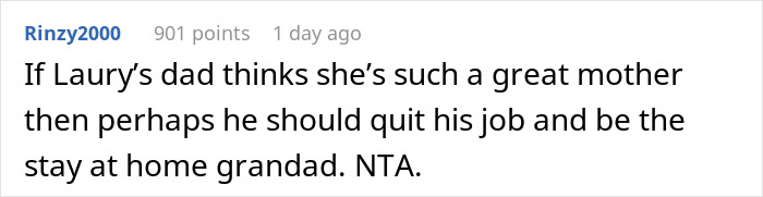 Comment discussing a family situation where a father is suggested to quit his job to support a mother with multiple pregnancies.