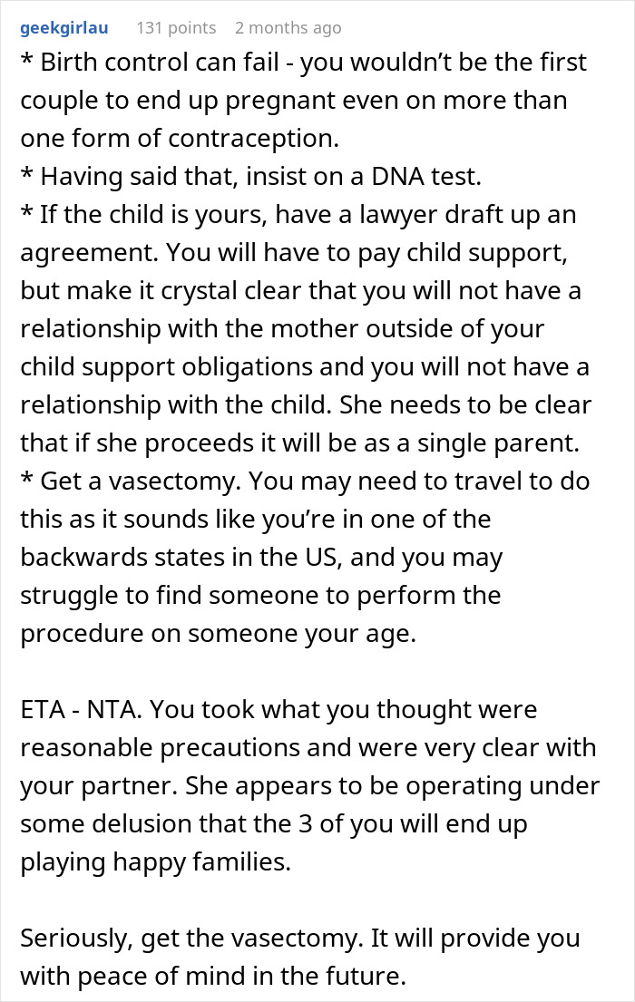 Guy Breaks Up With GF Of 3 Months Because She's Pregnant And He Doesn't Want To Be A Dad