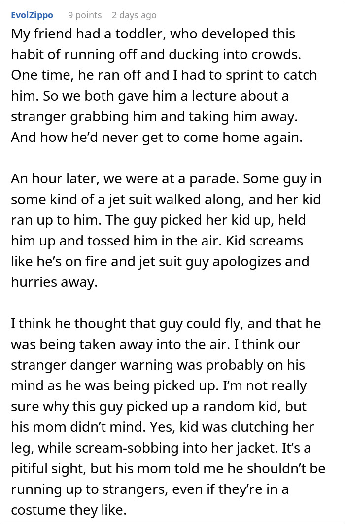 Guy Refuses To Pretend He's Gonna Kidnap A Child, Entitled Mother Furious Guy Refuses To Pretend He's Gonna Kidnap A Child, Entitled Mother Furious