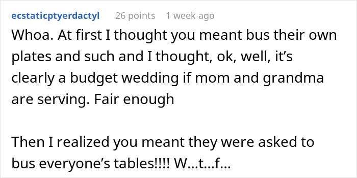 &ldquo;Oh Sorry, I Forgot To Mention&rdquo;: Guests Left Washing Dishes At Reception By Surprise