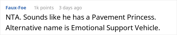 Husband Upset Wife Won&rsquo;t Give Him Her Car Despite Not Letting Her Drive His Beloved Truck