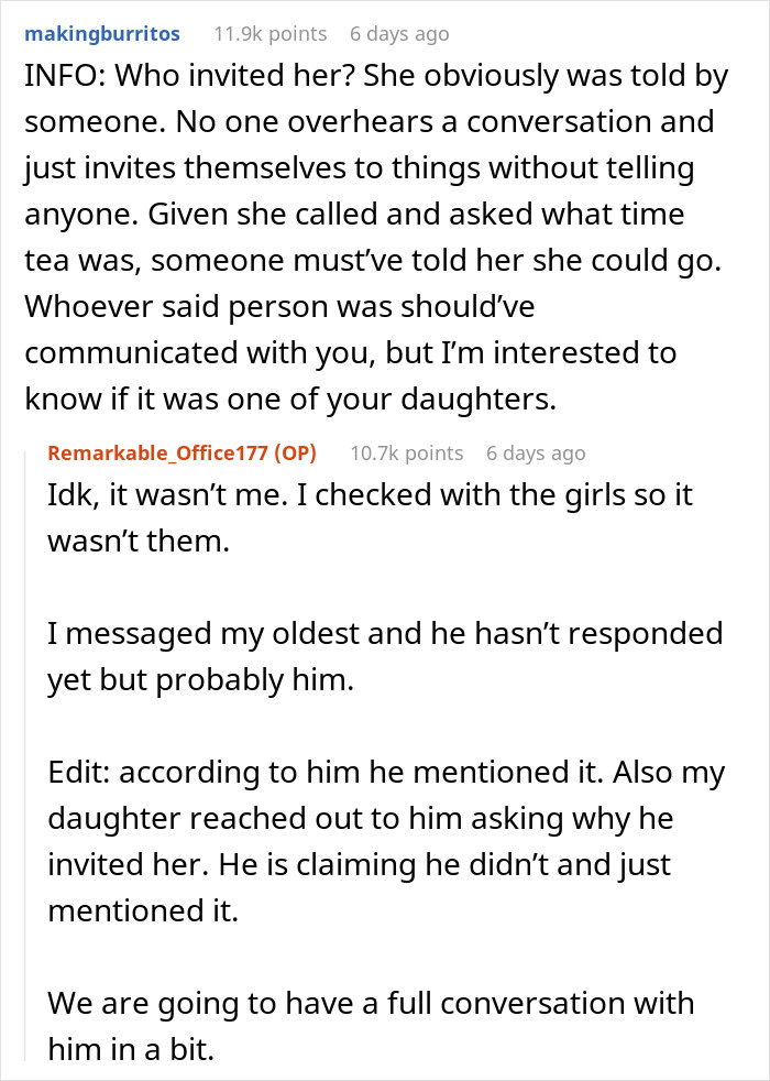DIL Calls Man To Ask About Daughters&rsquo; Lunch, He Tells Her She Is Not His Daughter 