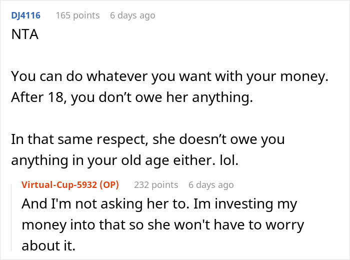&ldquo;Would I Be The Jerk For Financially Cutting Off My Daughter?&rdquo;