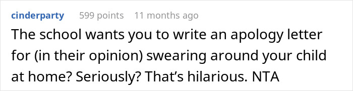 3 Y.O. Swears At Teacher Over Spilled Lunch, School Insists On An Apology Letter But Parents Refuse 3 Y.O. Swears At Teacher Over Spilled Lunch, School Insists On An Apology Letter But Parents Refuse