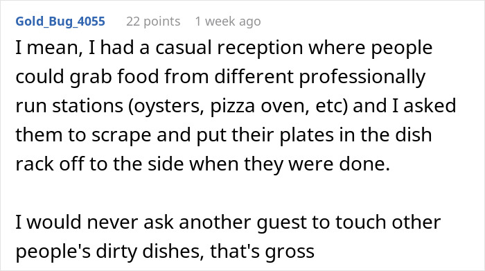 &ldquo;Oh Sorry, I Forgot To Mention&rdquo;: Guests Left Washing Dishes At Reception By Surprise