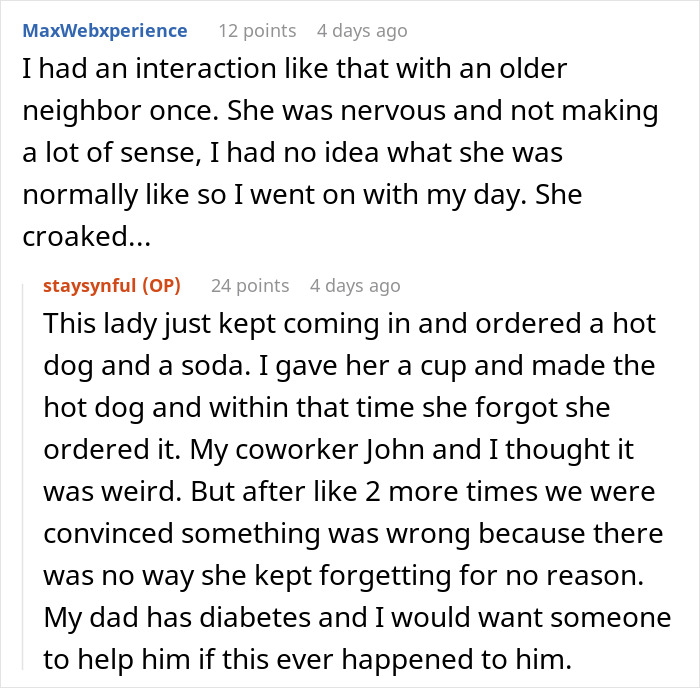 Employee Notices Customer Is Acting Weird And Ends Up Saving Her Life, It Gets Them Written Up Employee Notices Customer Is Acting Weird And Ends Up Saving Her Life, It Gets Them Written Up