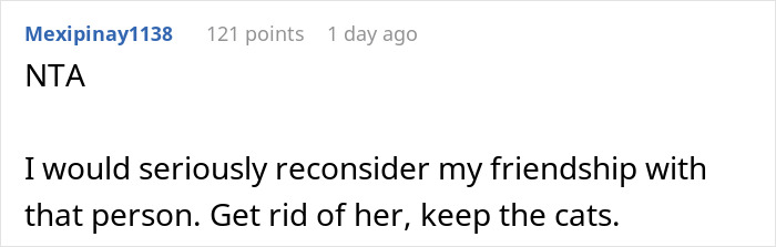 Woman Is Disappointed Friend Won&rsquo;t Get Rid Of Her Cats Now That She&rsquo;s Pregnant To Protect Her Baby