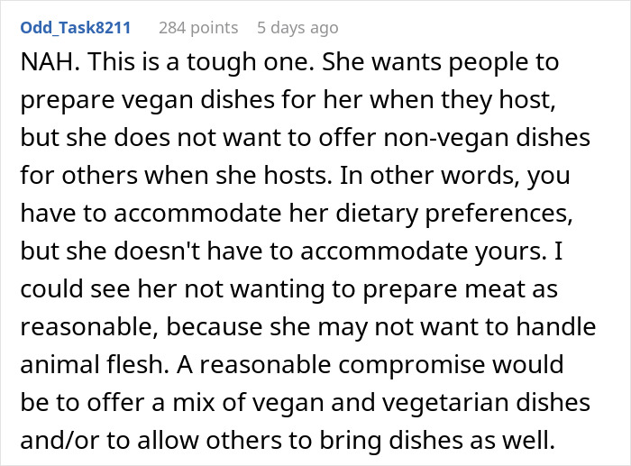 Guy Calls Out Vegan Sister For “Forcing An Entire Family To Adopt Her Choices”, Internet Is Split Guy Calls Out Vegan Sister For “Forcing An Entire Family To Adopt Her Choices”, Internet Is Split