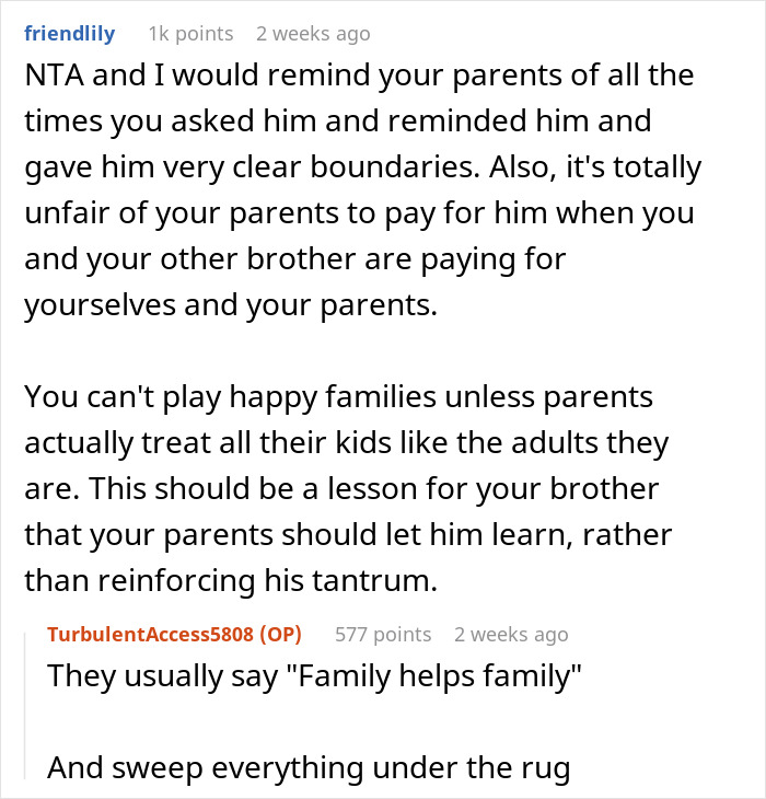 Woman Teaches A Cunning And Stingy Older Brother A Life Lesson By Excluding Him From Family Vacation