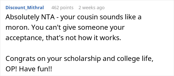 "They Jumped On Me Immediately”: Family Demand Teen Give Up College Spot For Entitled Cousin "They Jumped On Me Immediately”: Family Demand Teen Give Up College Spot For Entitled Cousin