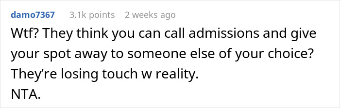 "They Jumped On Me Immediately”: Family Demand Teen Give Up College Spot For Entitled Cousin "They Jumped On Me Immediately”: Family Demand Teen Give Up College Spot For Entitled Cousin